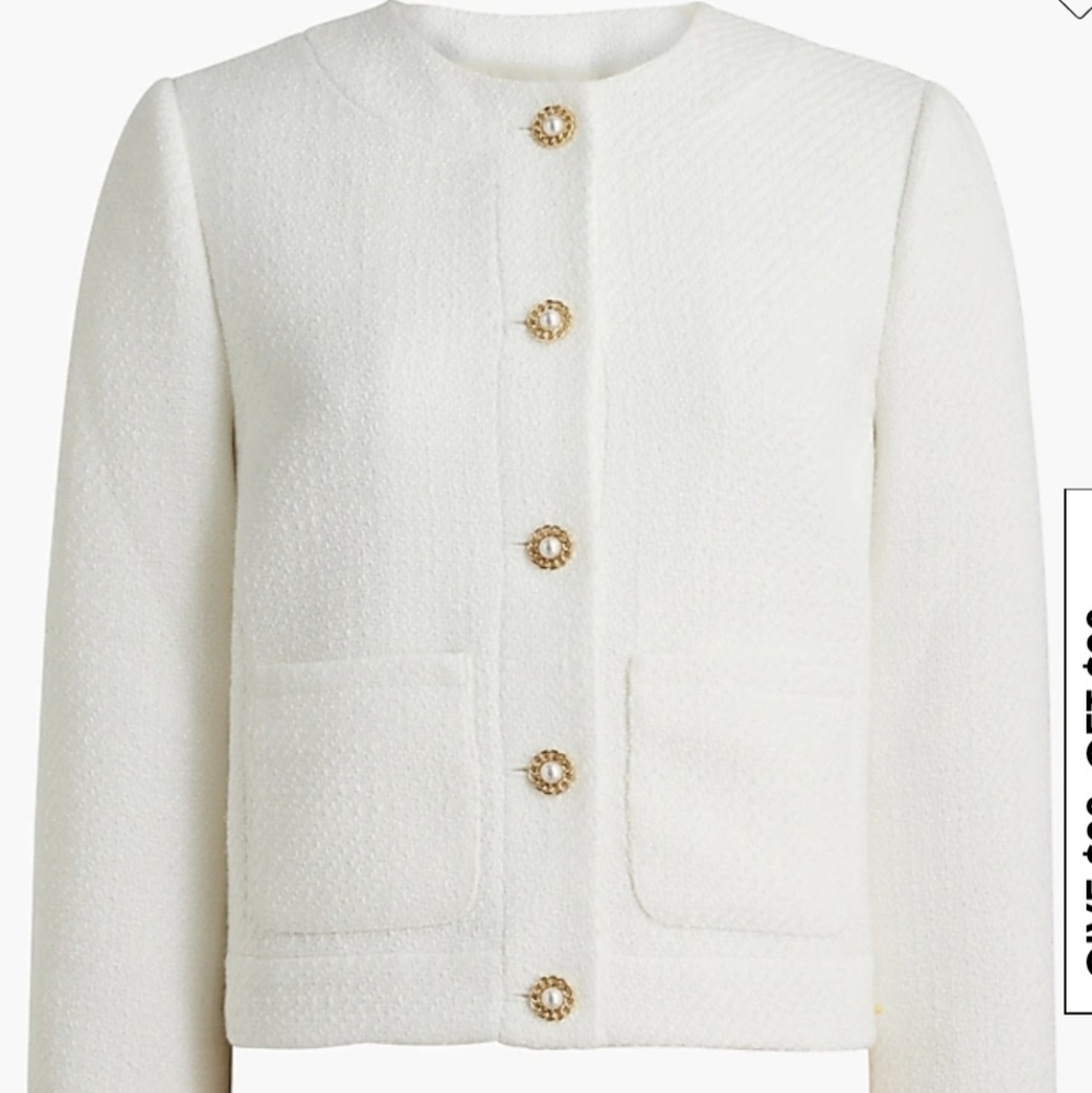 J Crew Factory cropped jacket - NWT